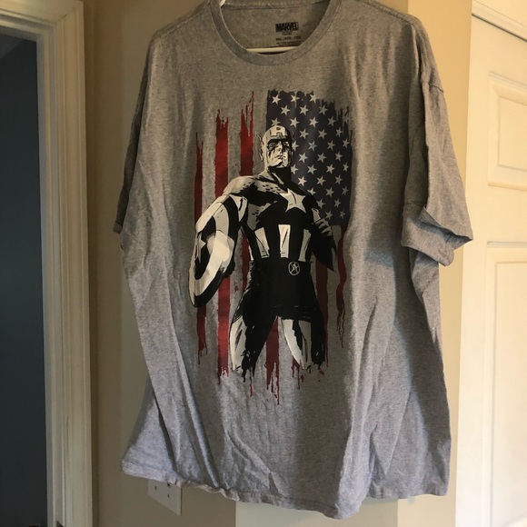 Marvel Other - ❤️🤍💙 Captain America Tee